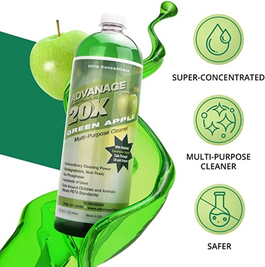 ADVANAGE 20X (Green Apple) Quarts w/Mixing Applicator